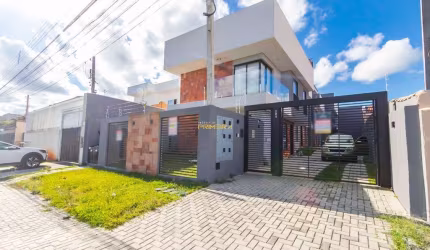 Sobrado 3 quartos, 2 vagas em Santa Felicidade