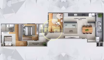 Apartamento em construção com 03 dormitórios à venda, Tabuleiro, Camboriú