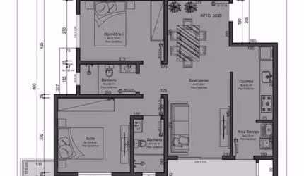 Apartamento com 2 quartos à venda na Rua Jacarandá, 1147, Tabuleiro, Camboriú por R$ 810.000