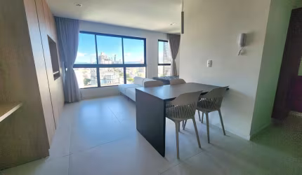 Venda de Apartamento Loft, Mobiliado, 40 m², 01 Vaga de Garagem, Residencial 4Sete, no Centro de Itajaí-SC