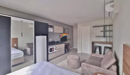 Apartamentos Studios, com 25m² privativos, bairro Vila Nova, Novo Hamburgo-RS.