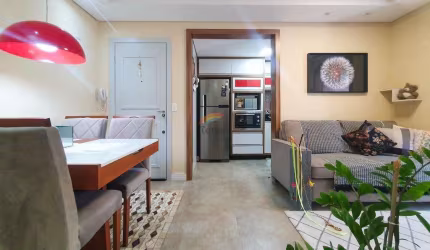 Apartamento semi mobiliado com 2 dormitórios no Vila Nova em Novo Hamburgo.