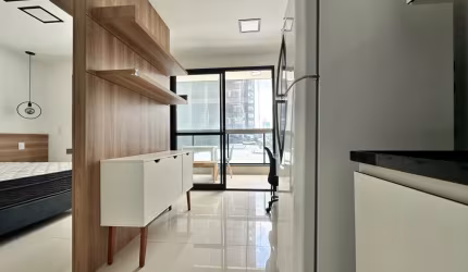 Studio à venda porteira fechada na Enseada do Suá – Moderno, mobiliado e com lazer completo!