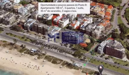 Apartamento à venda 3 Quartos, 3 Suites, 3 Vagas, 108M², Recreio dos Bandeirantes, Rio de Janeiro -