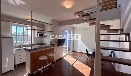 Apartamento com 1 quarto para alugar na Rua Santo Antônio, 135, Cambuí, Campinas, 64 m2 por R$ 3.700