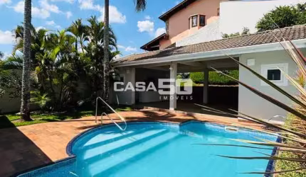 Casa em condomínio fechado com 4 quartos à venda na Rua do Realengo, 01, Loteamento Caminhos de San Conrado (Sousas), Campinas, 405 m2 por R$ 1.850.000