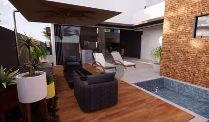 Casa em condomínio fechado com 4 quartos à venda no Parque Brasil 500, Paulínia , 254 m2 por R$ 2.250.000
