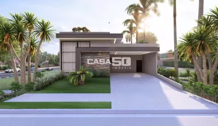 Casa em condomínio fechado com 3 quartos à venda na Rua Sebastião Cardoso, 168, Parque Brasil 500, Paulínia, 222 m2 por R$ 1.990.000