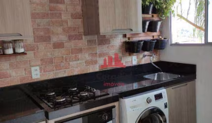 Apartamento com 2 dormitórios à venda, 43 m² por R$ 200.000,00 - Chácara Letônia - Americana/SP
