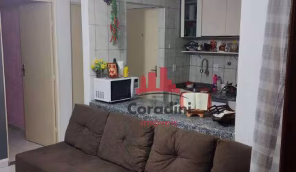 Apartamento com 2 dormitórios à venda, 50 m² por R$ 140.000,00 - Conjunto Habitacional Roberto Romano - Santa Bárbara D'Oeste/SP