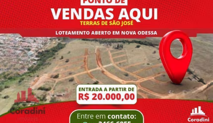 Terreno à venda, 200 m² por R$ 180.000 - Jardim da Alvorada - Nova Odessa/SP