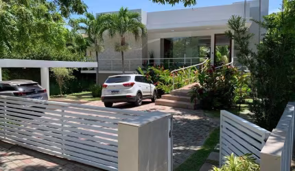 Casa em Condomínio para Locação em Camaçari, Busca Vida (Abrantes), 5 dormitórios, 4 suítes, 5 banheiros, 4 vagas