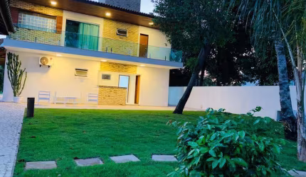 Casa em Condomínio para Venda em Camaçari, Busca Vida, 4 dormitórios, 4 suítes, 5 banheiros, 4 vagas