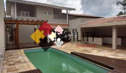 Casa em condomínio fechado com 5 quartos à venda na Rua Eliseu Teixeira de Camargo, 909, Sítios de Recreio Gramado, Campinas, 420 m2 por R$ 1.800.000