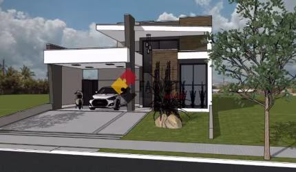 Casa em condomínio fechado com 3 quartos à venda na Avenida Doutor João Caio Silva, 920, Parque Brasil 500, Paulínia, 180 m2 por R$ 1.325.000