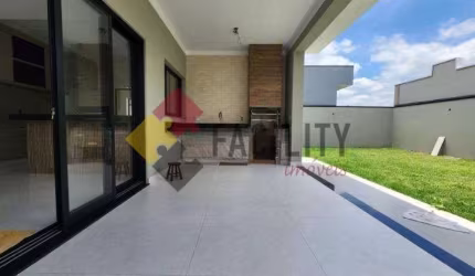 Casa em condomínio fechado com 3 quartos à venda na Rua Sebastião Cardoso, 548, Parque Brasil 500, Paulínia, 180 m2 por R$ 1.600.000