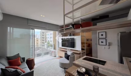 Apartamento com 1 quarto para alugar na Rua Alecrins, 370, Cambuí, Campinas, 40 m2 por R$ 4.200