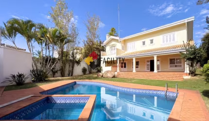 Casa em condomínio fechado com 4 quartos à venda na Rodovia Governador Doutor Adhemar Pereira de Barros, 118, Loteamento Alphaville Campinas, Campinas, 480 m2 por R$ 3.500.000