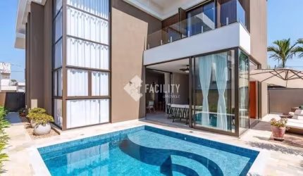 Casa em condomínio fechado com 3 quartos à venda na Avenida Carlos Diaulas Serpa, 100, Loteamento Parque dos Alecrins, Campinas, 311 m2 por R$ 2.990.000