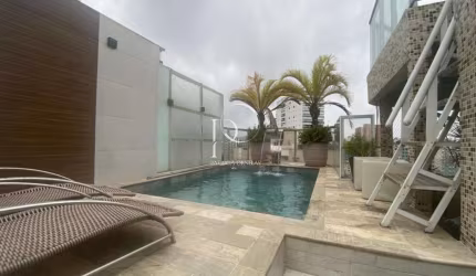 Cobertura à venda na Ponta da Praia, Santos-SP: 2 quartos, 2 suítes, 2 salas, 4 banheiros, 1 vaga de garagem, 289m². Aproveite!