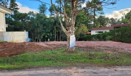 TERRENO NO CONDOMINIO FAZENDA DA ILHA COM PROJETO APROVADO.