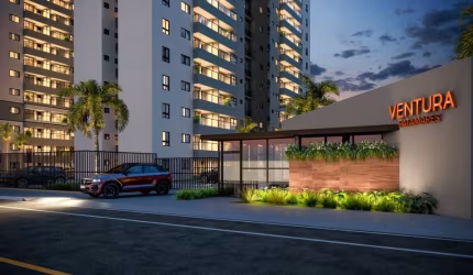 Apartamento de 2 e 3/4 -Patamares