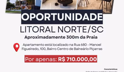 Apartamento novo com entrega das chaves em Dezembro de 2025.