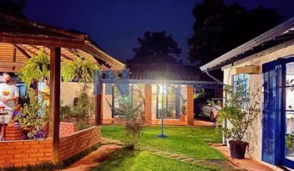 Linda Chácara Tanquinho Velho, Jaguariúna/SP, área terreno 3120m2, área construída 550m2, 2 dormitórios, suíte, edícula para hóspedes, garagem,piscina