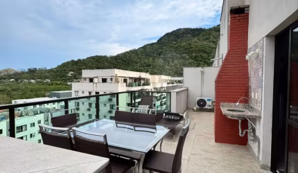 EXCELENTE COBERTURA DUPLEX DE 3 QUARTOS NO OCEAN PONTAL & BEACH PLACE