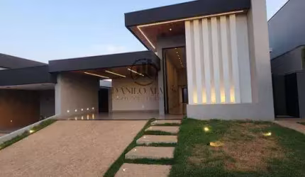 Casa térrea, no condomínio Quinta dos Ventos, com 3 suítes, 208m²