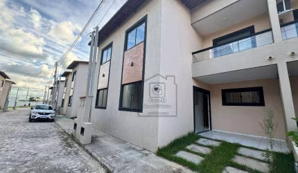 Casa Duplex à Venda em Extremoz – Condomínio Fechado, Novinha e Quitada - 2 Quartos - 69 m² - Extremoz/RN - CA0544