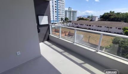 Apartamento com 2 dormitórios para alugar, 78 m² por R$ 3.709,38/mês - Barreiros - São José/SC