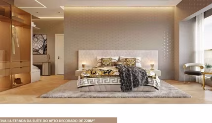 Apartamento para venda possui 220 metros quadrados com 3 quartos em Moema - São Paulo - SP