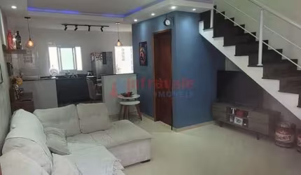 Sobrado de Condomínio com 2 quartos, Praia das Palmeiras, Caraguatatuba - R$ 530 mil, Cod: 13969