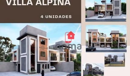Sobrado com 3 dormitórios à venda, 165 m² por R$ 1.210.000,00 - Atuba - Curitiba/PR