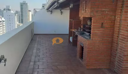 Cobertura à venda, 4 quartos, 4 suítes, 3 vagas, Campo Belo - São Paulo/SP