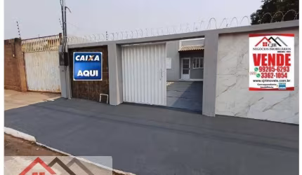 Casa para Venda em Várzea Grande, OURO VERDE, 2 dormitórios, 1 banheiro, 2 vagas
