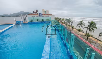 LINDO APARTAMENTO COM VISTA PARA O MAR - 2 DORMS - PISCINA