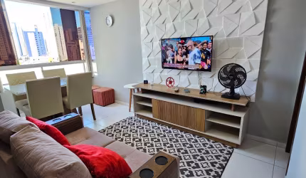 Apto 1 quarto com 36 m²  à 650 m da praia