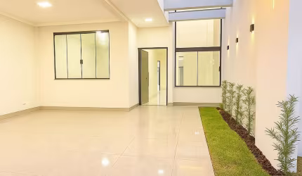 Casa à Venda no Jardim Paris VI – Maringá 3 Quartos, Suíte, Pé Direito Duplo e Área Gourmet Completa