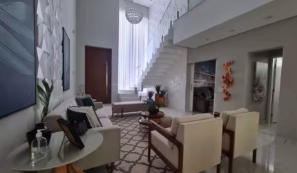 Casa Alto Padrão para Venda em Sorocaba, Iporanga, 3 dormitórios, 3 suítes, 5 banheiros, 4 vagas