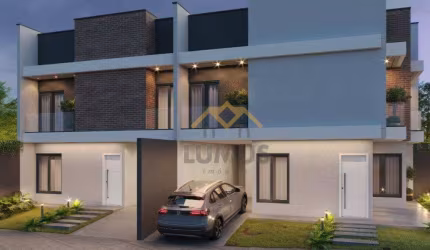 Sobrados com 3 dormitórios à venda, 88 m² por R$ 600.000 - Fazendinha - Curitiba/PR