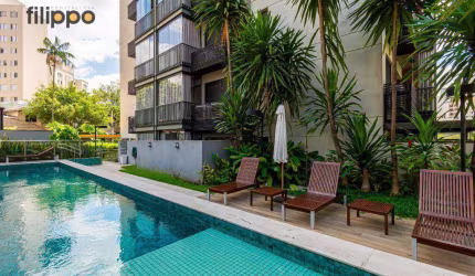 Apartamento com 1 dormitório para alugar, 31 m² por R$ 4.090,00/mês - Chácara Klabin - São Paulo/SP