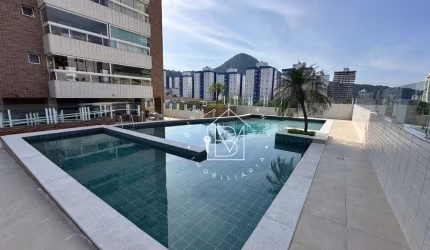 Apartamento com 2 dormitórios à venda, 67 m² por R$ 550.000,00 - Canto do Forte - Praia Grande/SP
