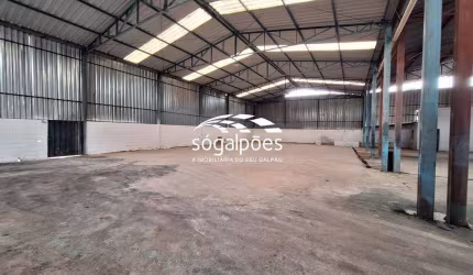 Galpão com pátio e doca no Distrito Industrial de Ribeirão das Neves -MG