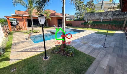 Casa de alto padrão em condomínio à venda em Itupeva-SP, Terras de Santa Teresa: 4 quartos, 4 suítes, 2 salas, 8 banheiros, 6 vagas de garagem, 453m².