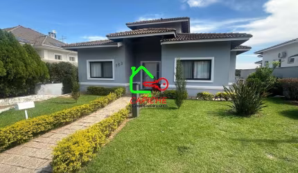 Espetacular Casa de Condomínio para Locação em Vinhedo-SP - 3 Quartos, 3 Suítes, 2 Salas, 5 Banheiros - 8 Vagas - 317m²