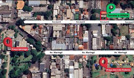 Excelente terreno comercial a venda no centro de Sarandi-PR.