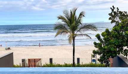 Casa Moderna e Recém Construída Frente ao Mar na Praia de Cambury - VENDA E LOCAÇÃO ANUAL
