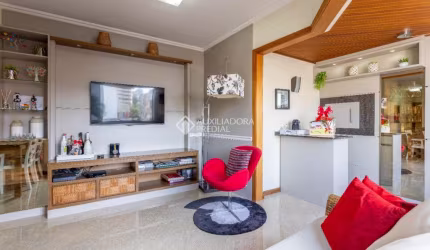 Apartamento , 2 dormitórios, suite, churrasqueira e garagem no Petropolis